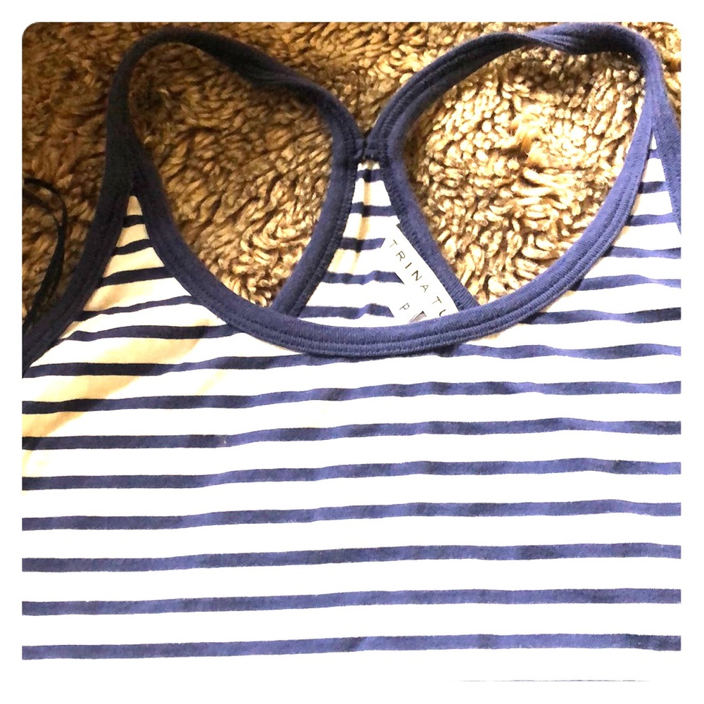 Trina Turk Striped Racerback Tank